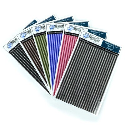 Пленка "Мормыш с Точками" для спинок мушкам. 3 мм. Длина 85 мм. Прозрачная.